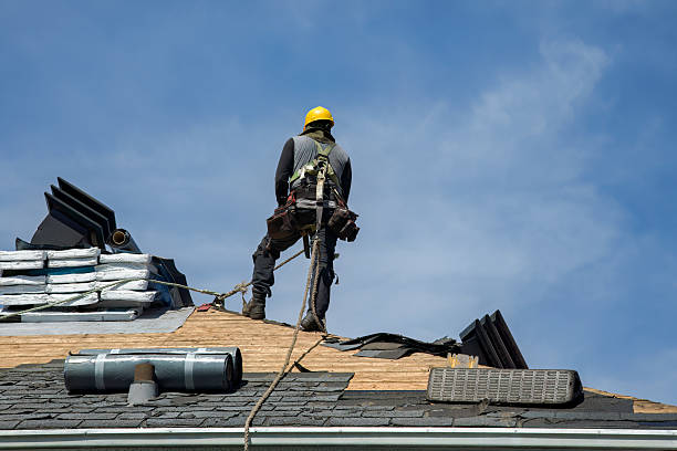 Professional Flat Roof Repair technician working in Streetsboro, OH